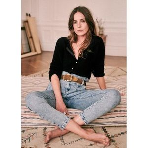 Sezane Black Gaspard Jumper Size XS